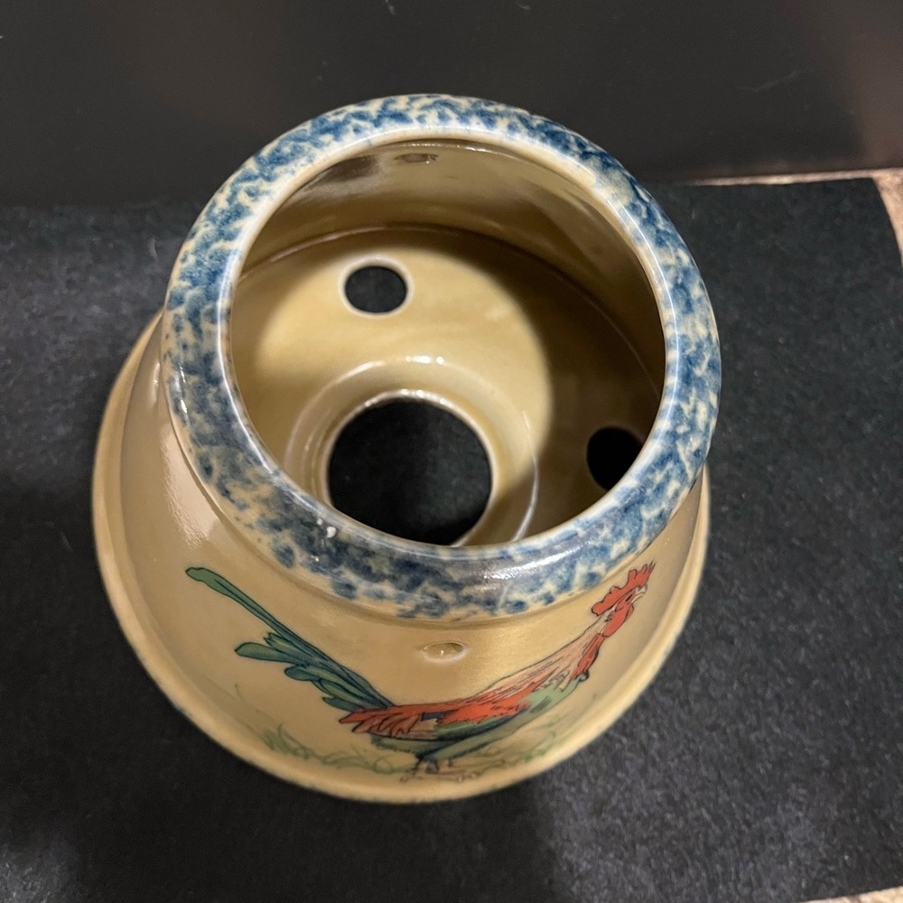Rooster Ceramic Candle Holder - Picture 7 of 11